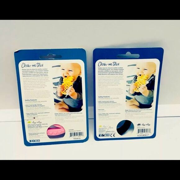 Shake the teething blues away with Two Itzy Ritzy!! Chew Crew Two Figures! - Picture 2 of 2